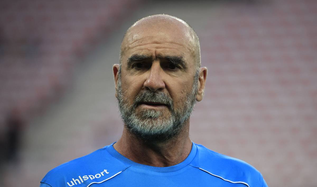 Cantona in a charity match