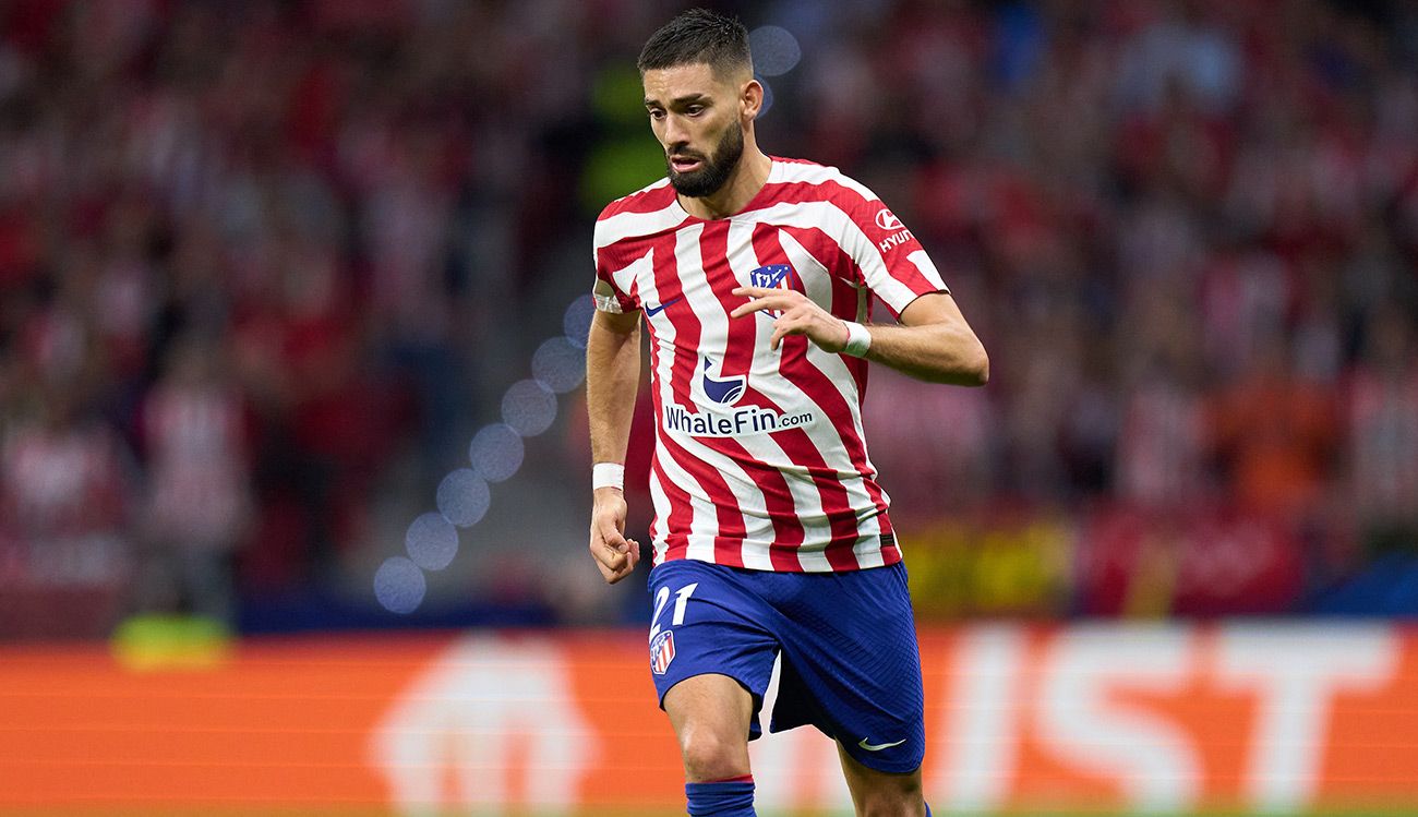 Yannick Carrasco con el Atlético de Madrid