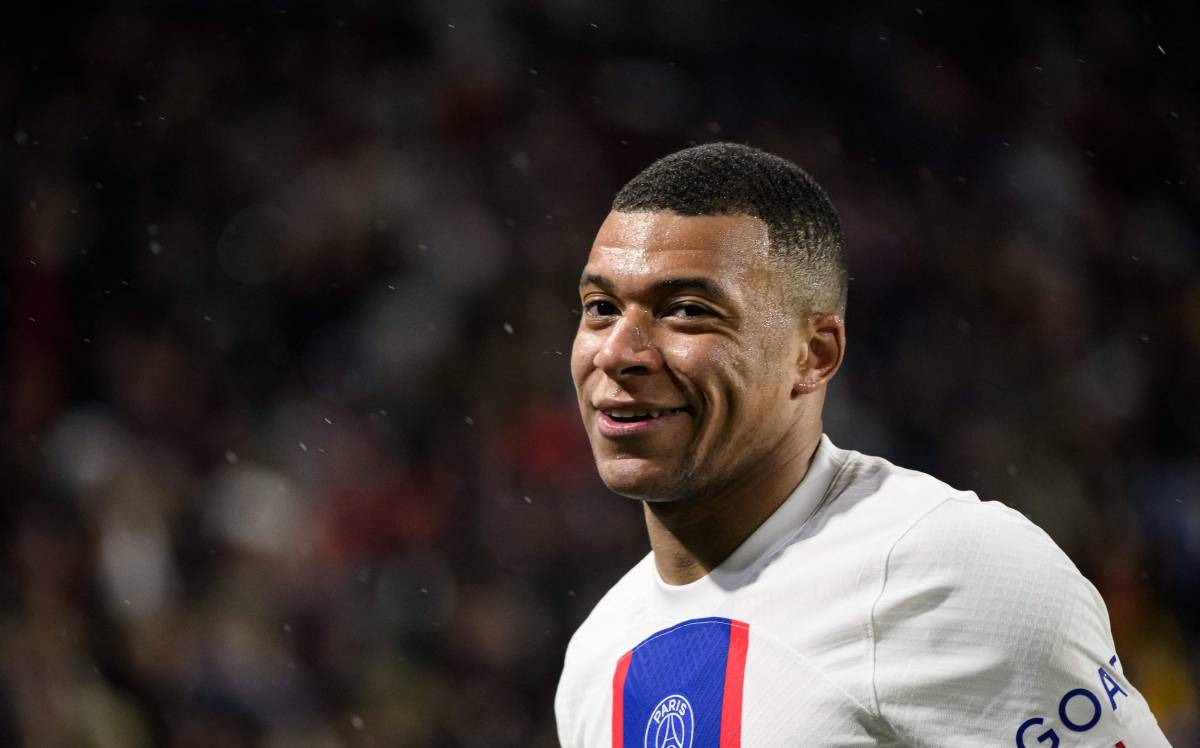 Mbappé, en un partido ante el Rennes