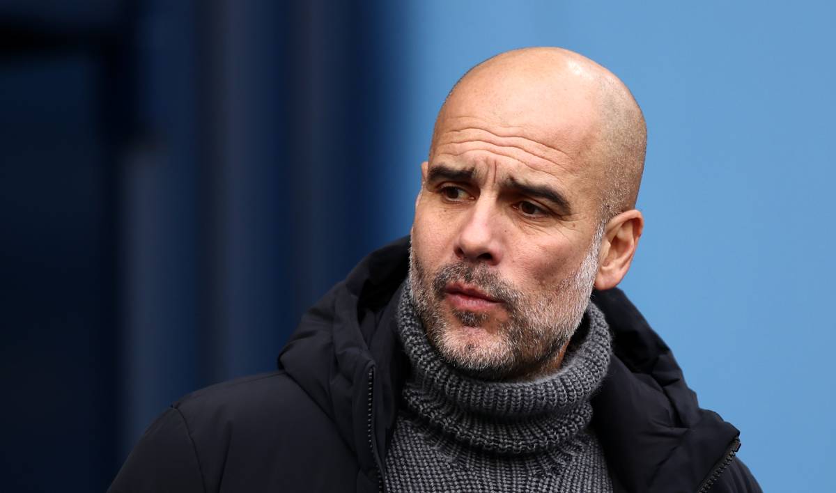 Guardiola, durante un partido ante los Wolves