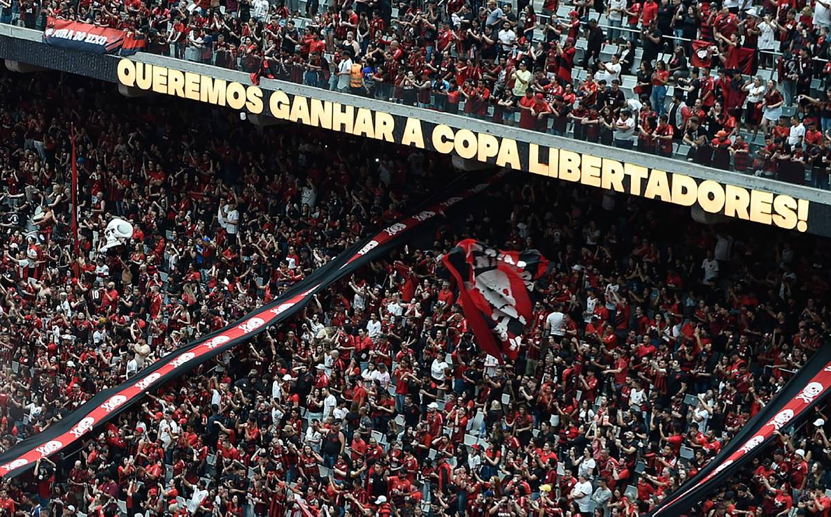 Afición del Flamengo en la Copa Libertadores