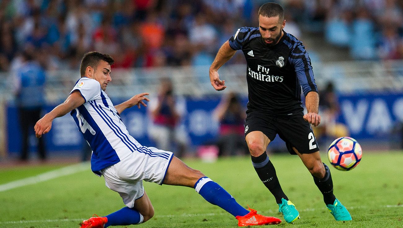 David Concha y Carvajal durante un partido en 2016