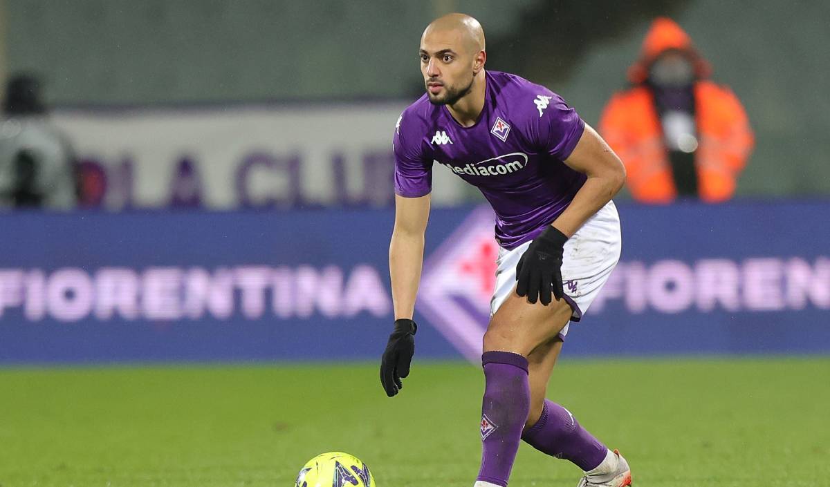 Amrabat, en un partido ante el Torino