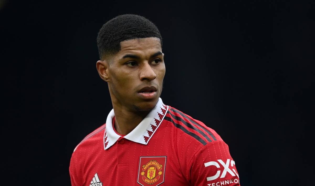 Rashford, en un partido ante el Leeds