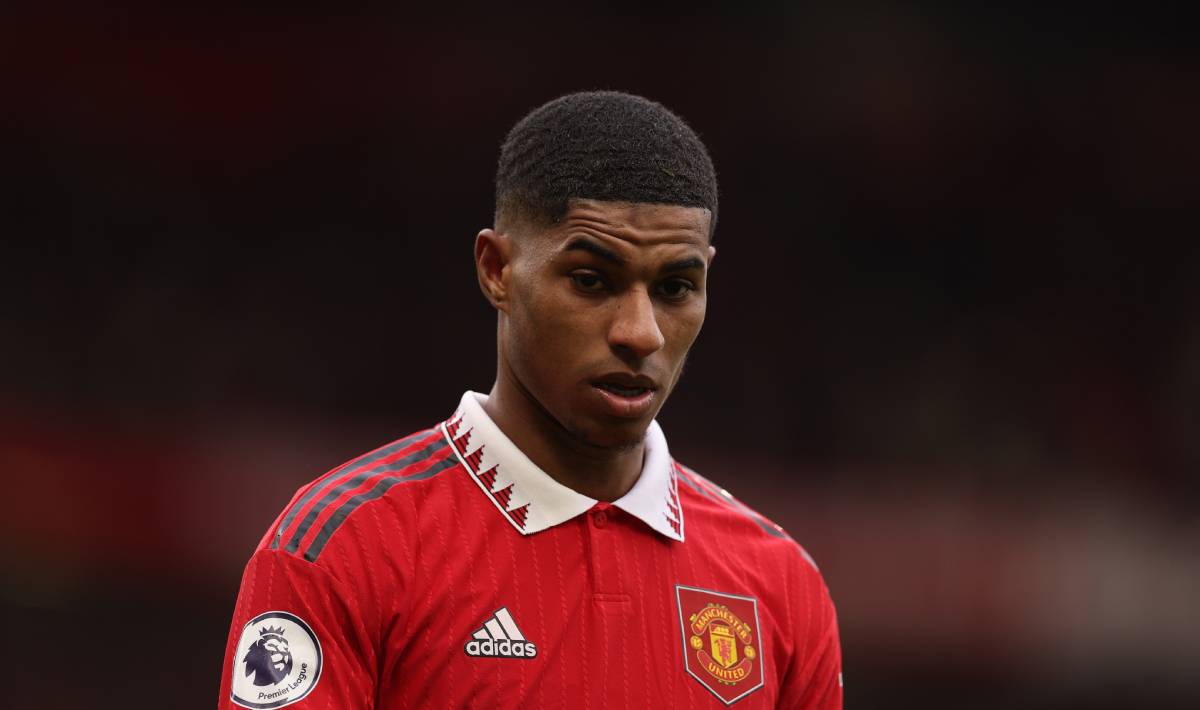 Rashford, en un partido ante el Leicester City