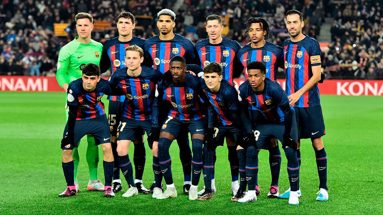 El once ideal del FC Barcelona