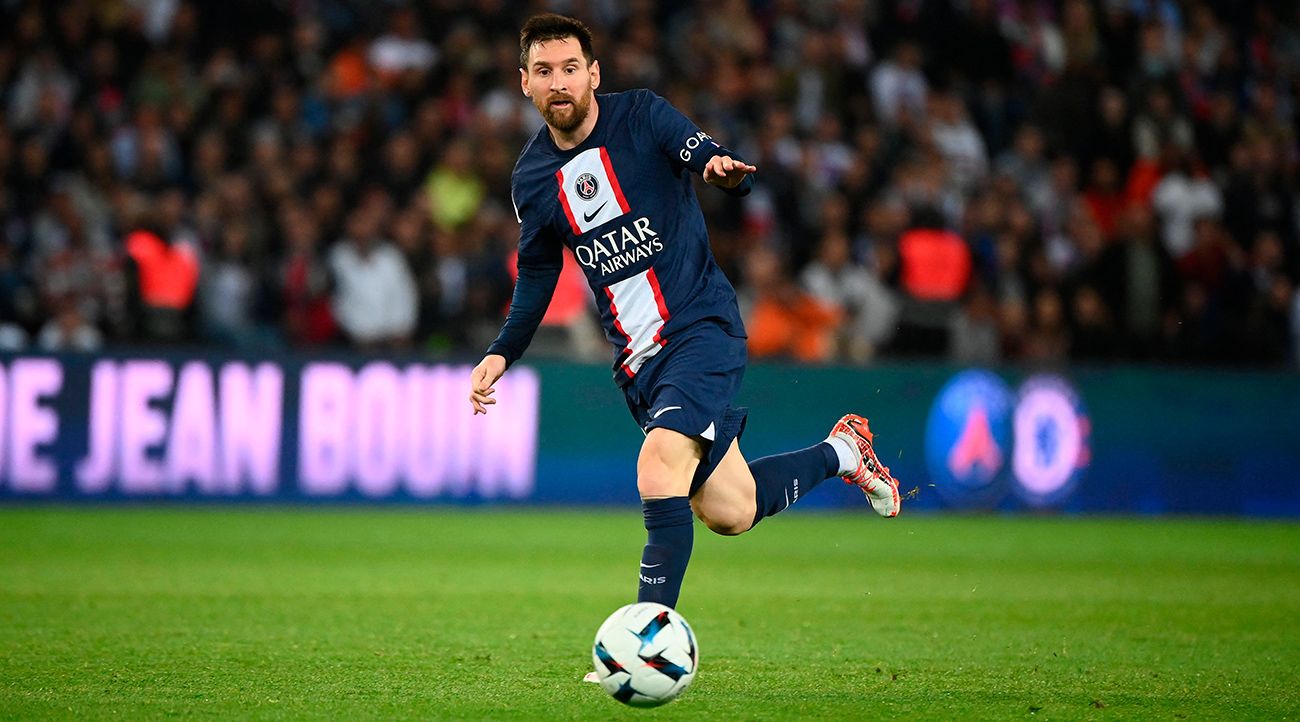 Leo Messi, en un partido del PSG