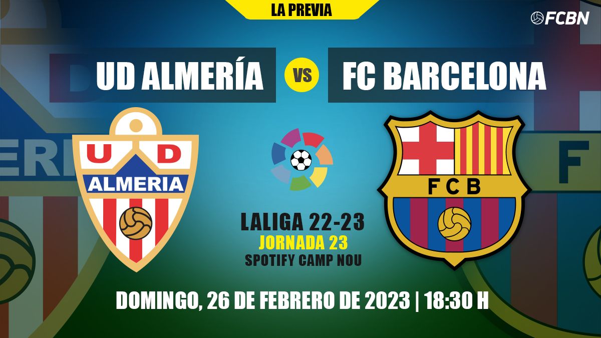 Previa del Almería vs FC Barcelona de LaLiga