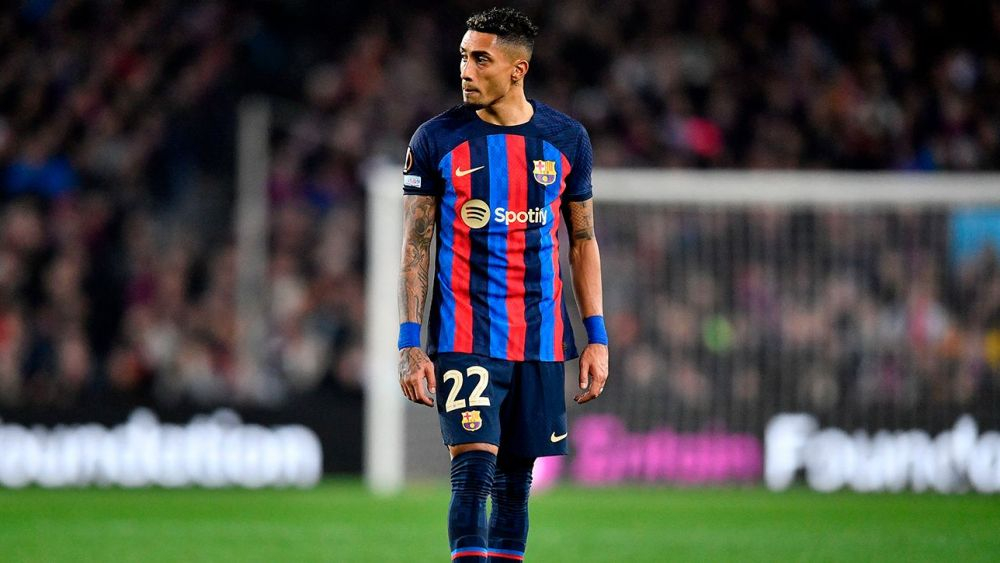 Raphinha en el Barça-United