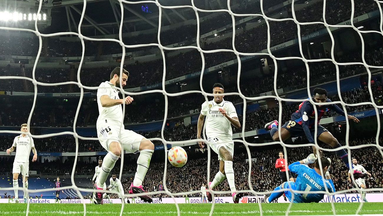 Gol del FC Barcelona ante el Madrid en la Copa