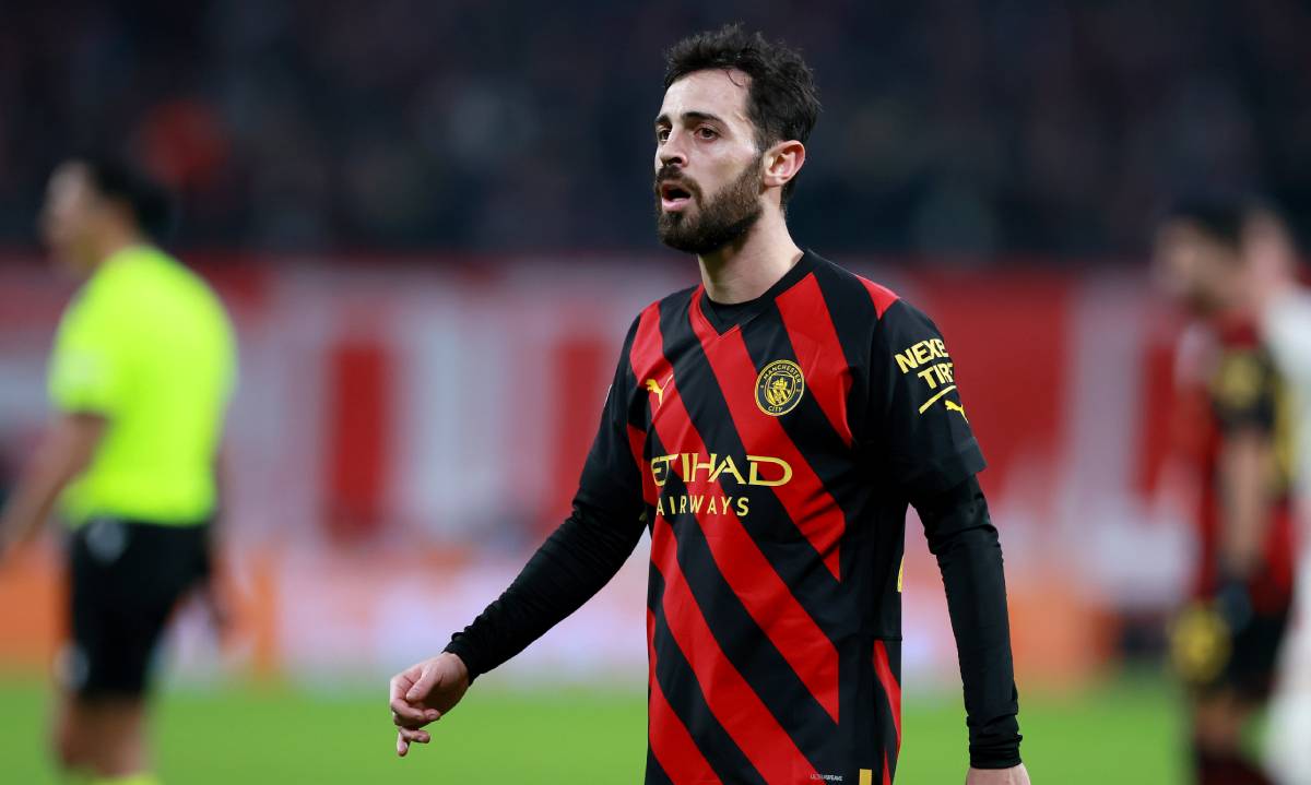 Bernardo Silva in a match vs Leipzig