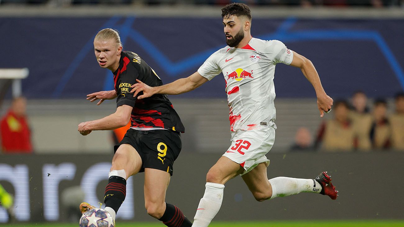 Josko Gvardiol during Leipzig-Manchester City