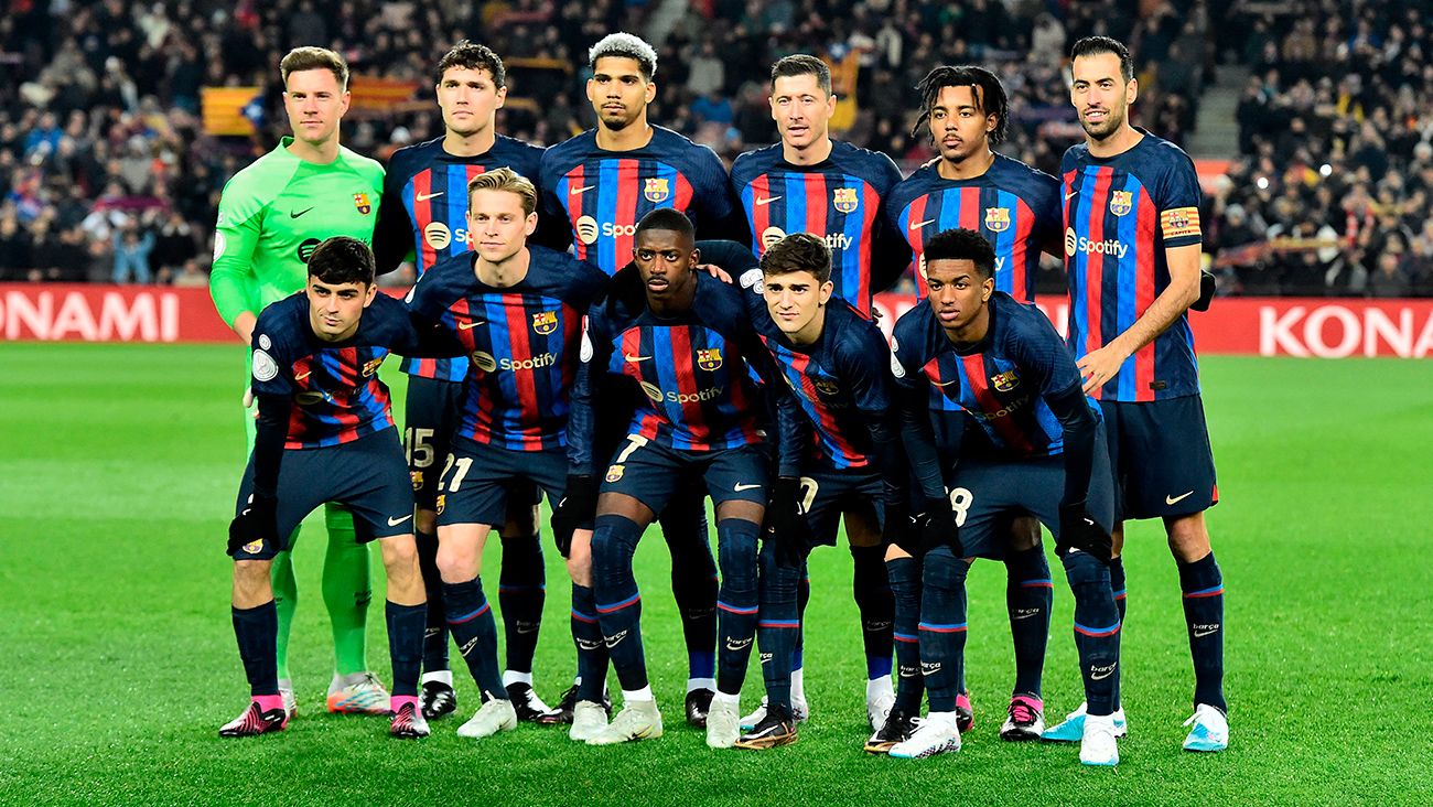 El XI de gala del FC Barcelona