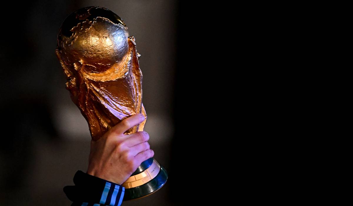Trofeo de la Copa del Mundo en Buenos Aires