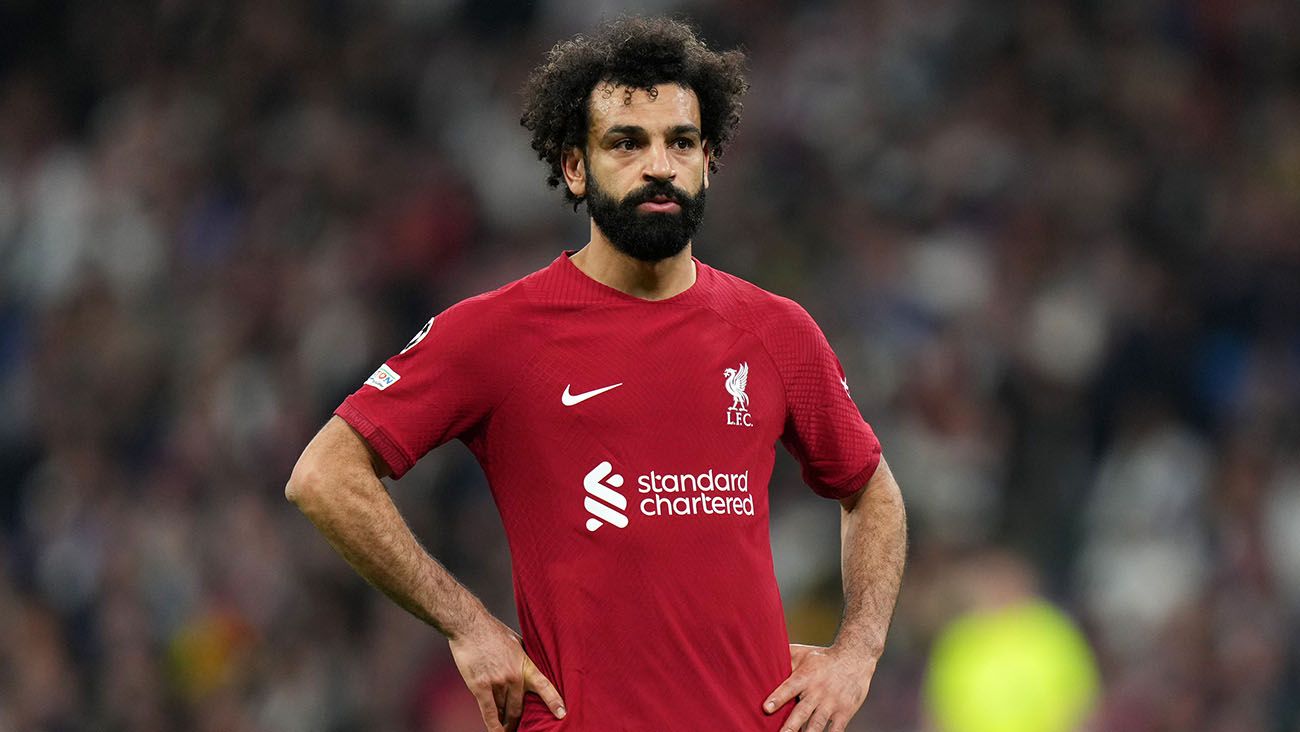 Mohamed Salah during Real Madrid-Liverpool (1-0)