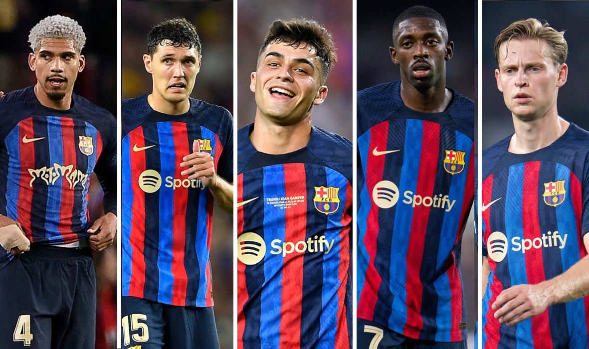 Jugadores del FC Barcelona en la enfermería