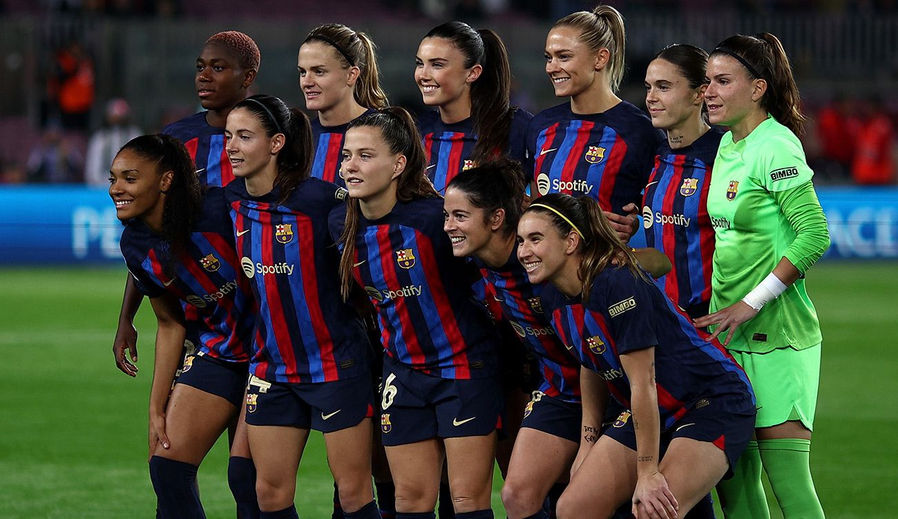 Women's Barça against Rosengard