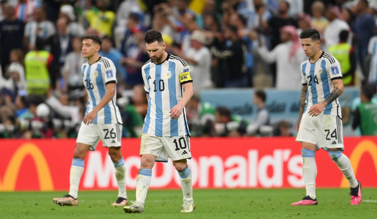 Messi, en un partido ante Países Bajos