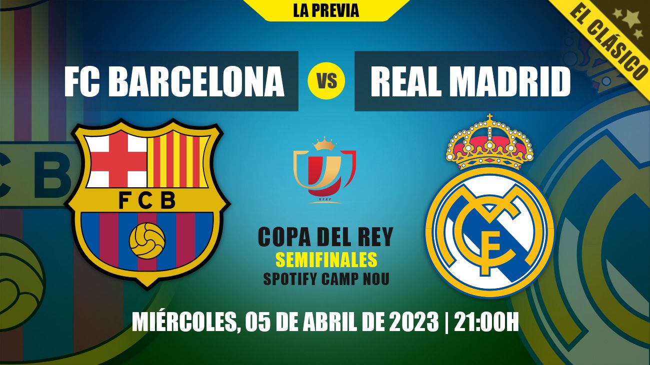 Previa del FC Barcelona ante el Real Madrid en la Copa del Rey