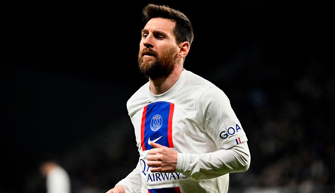 Messi with PSG in Ligue 1