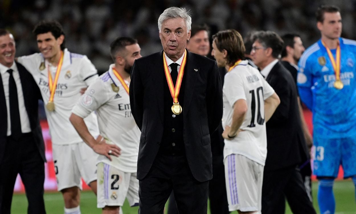 Carlo Ancelotti celebra su segunda Copa del Rey
