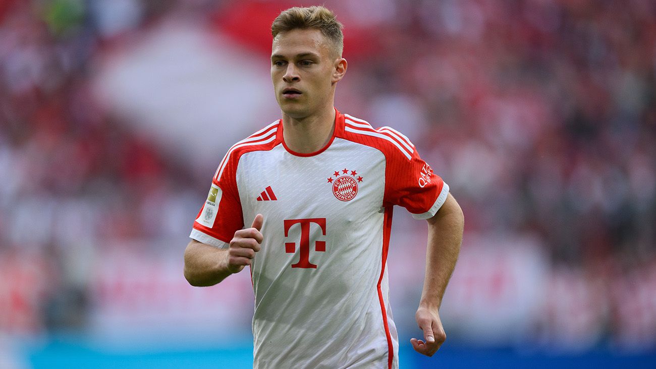 Joshua Kimmich in a match with Bayern Munich