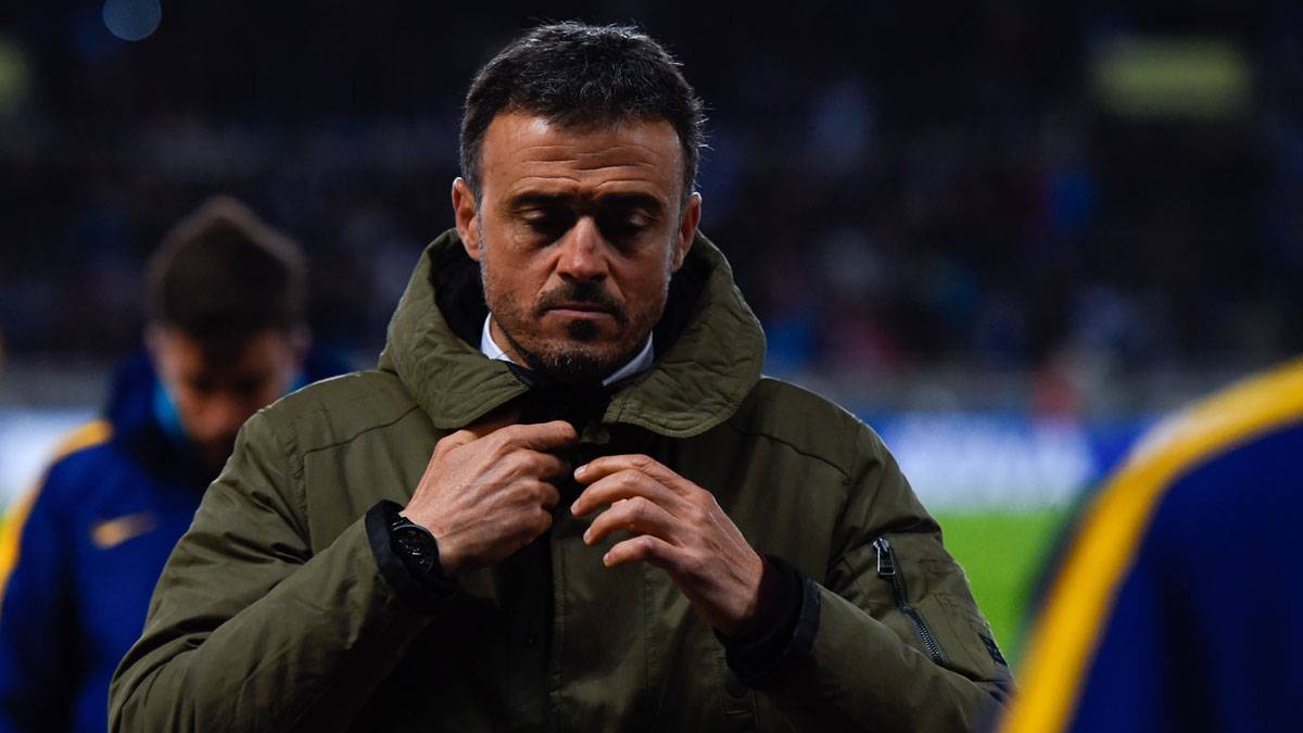 Luis Enrique, after the stray party against the Real Sociedad