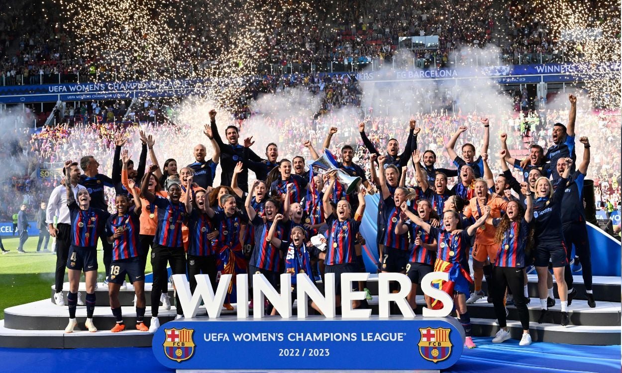 El FC Barcelona, campeón de la Champions League