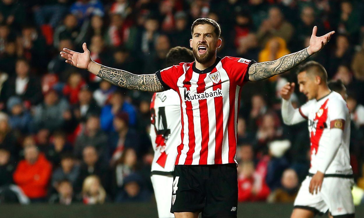 Iñigo Martínez durante un partido del Athletic Club