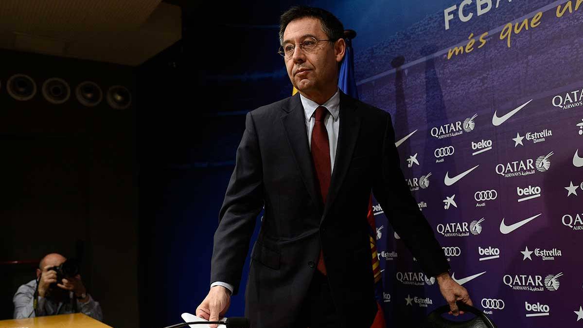 Josep Maria Bartomeu, in a photo of archive