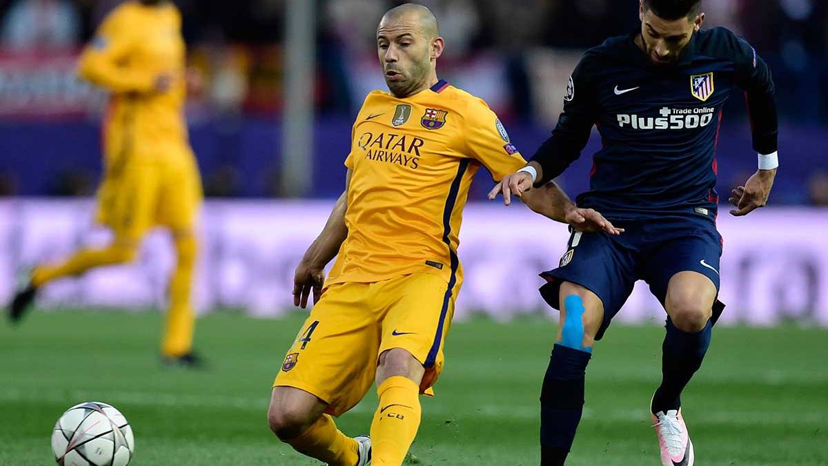 Javier Mascherano does not rest in the last parties of the FC Barcelona