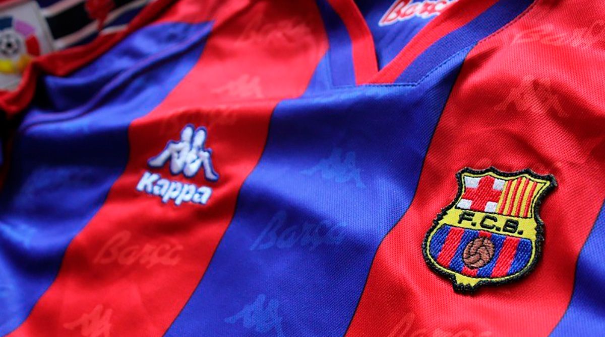 La camiseta del FC Barcelona de hace unos años