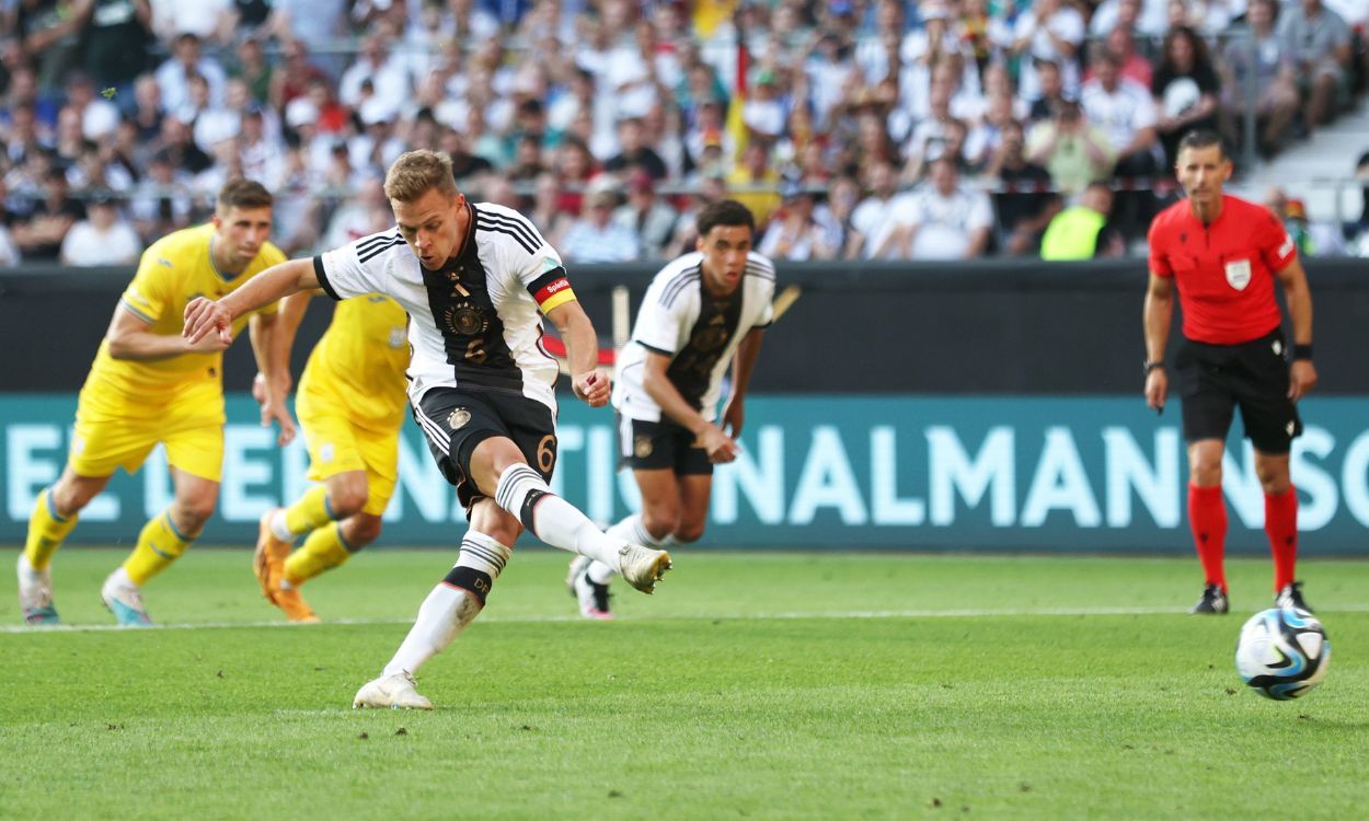 Joshua Kimmich, en un partido con Alemania