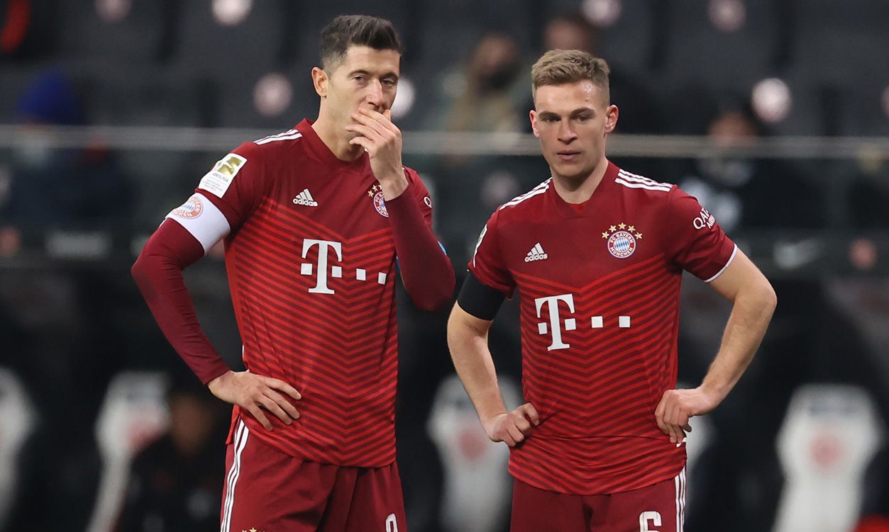 Robert Lewandowski y Joshua Kimmich