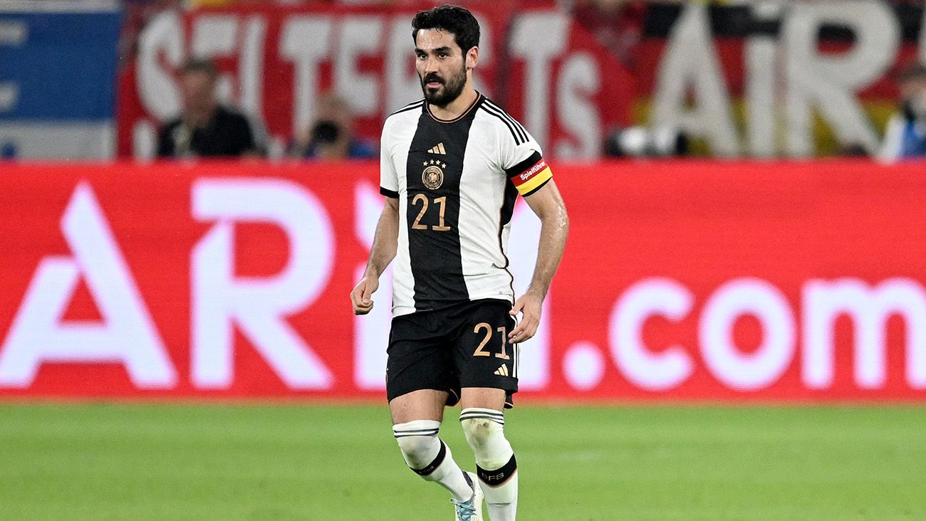 Ílkay Gündogan en un amistoso con Alemania