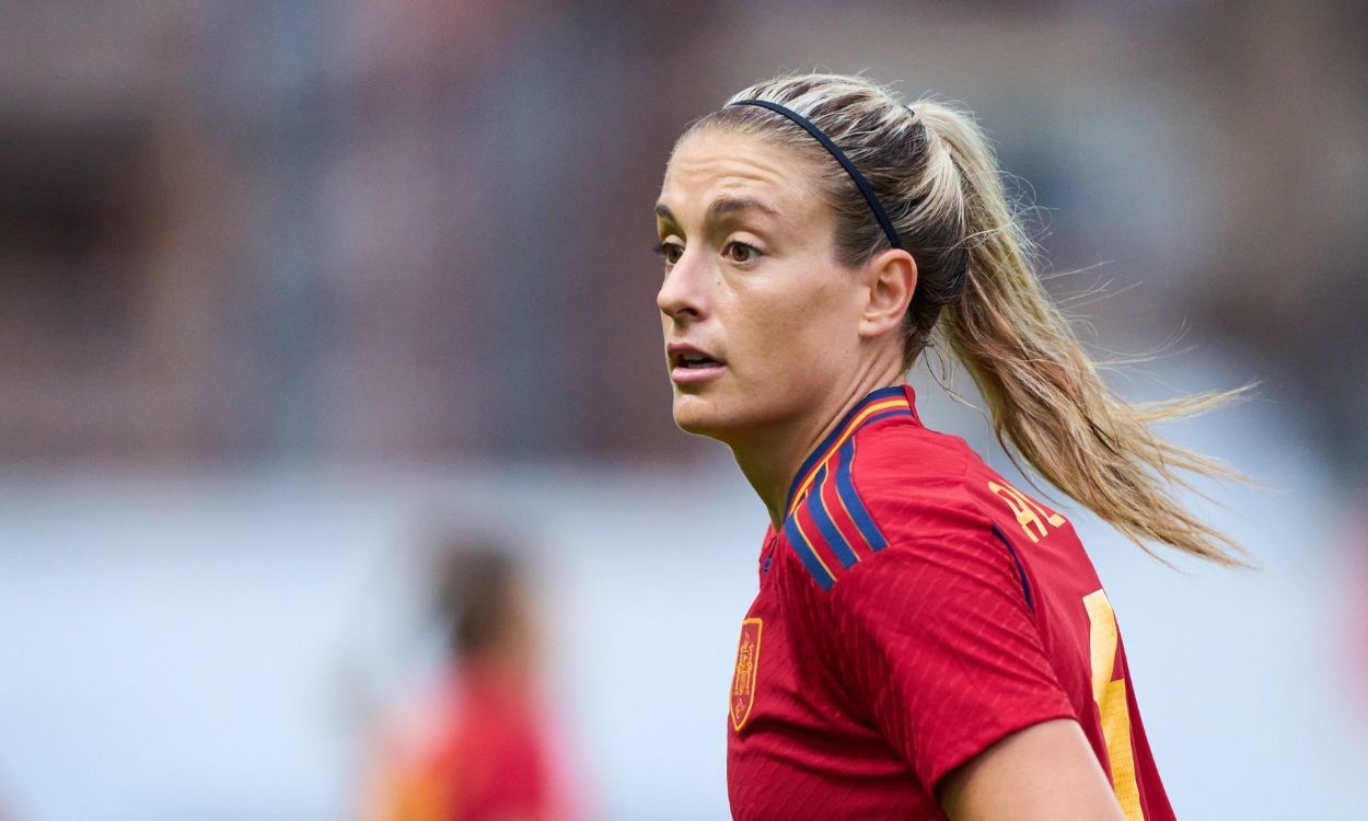 Alexia Putellas con la selección de España
