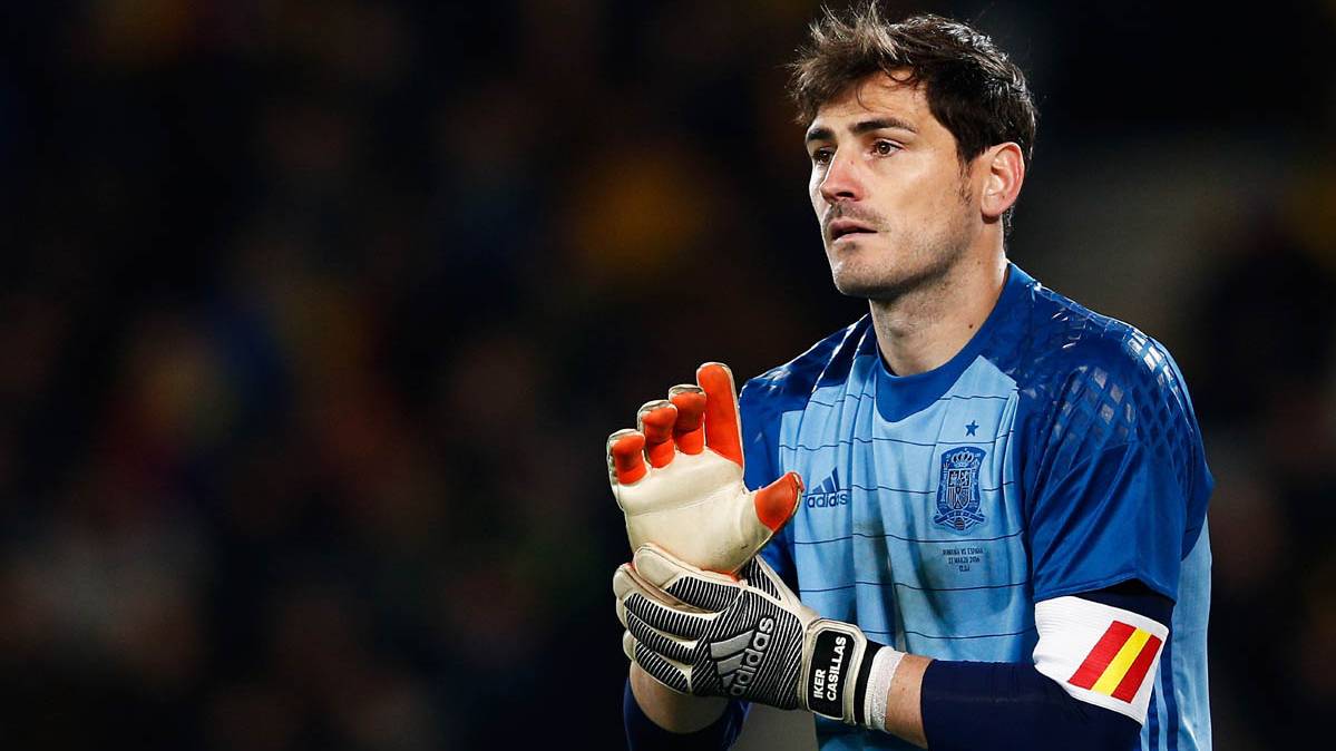 Iker Casillas, en un partido con el Oporto esta temporada