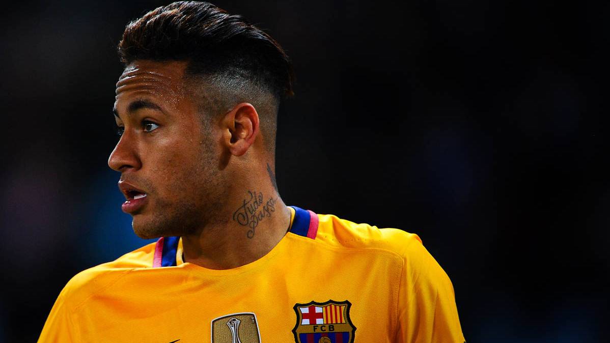 Neymar Jr, in one of the last parties contested with the Barça