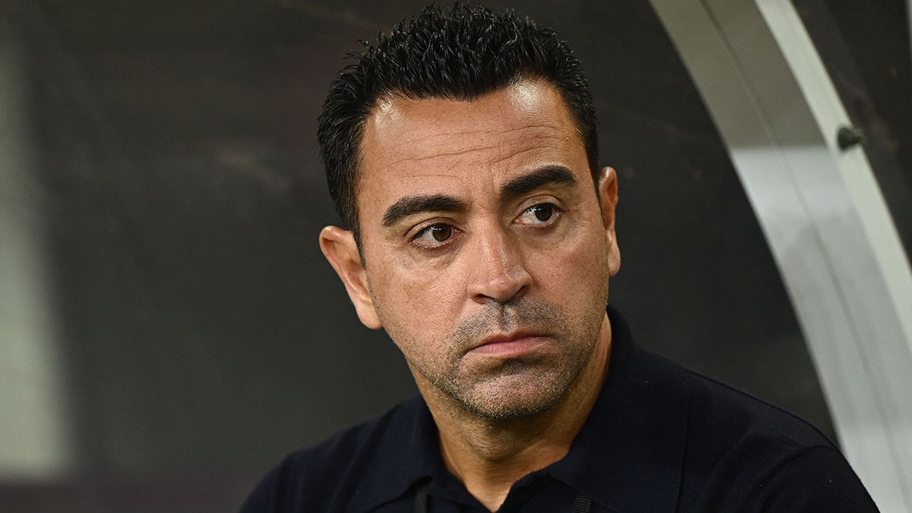 Xavi Hernández during Barça's 2023 preseason