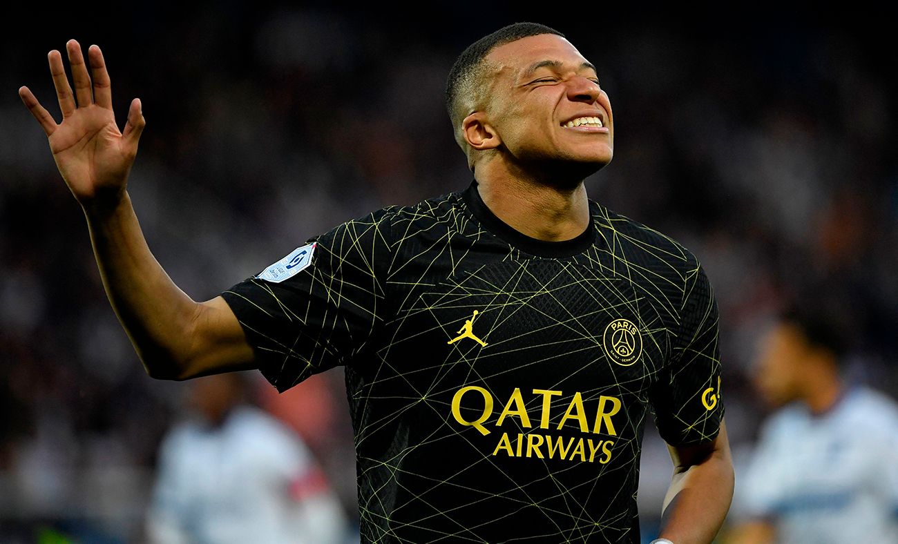 Kylian Mbappé con el PSG