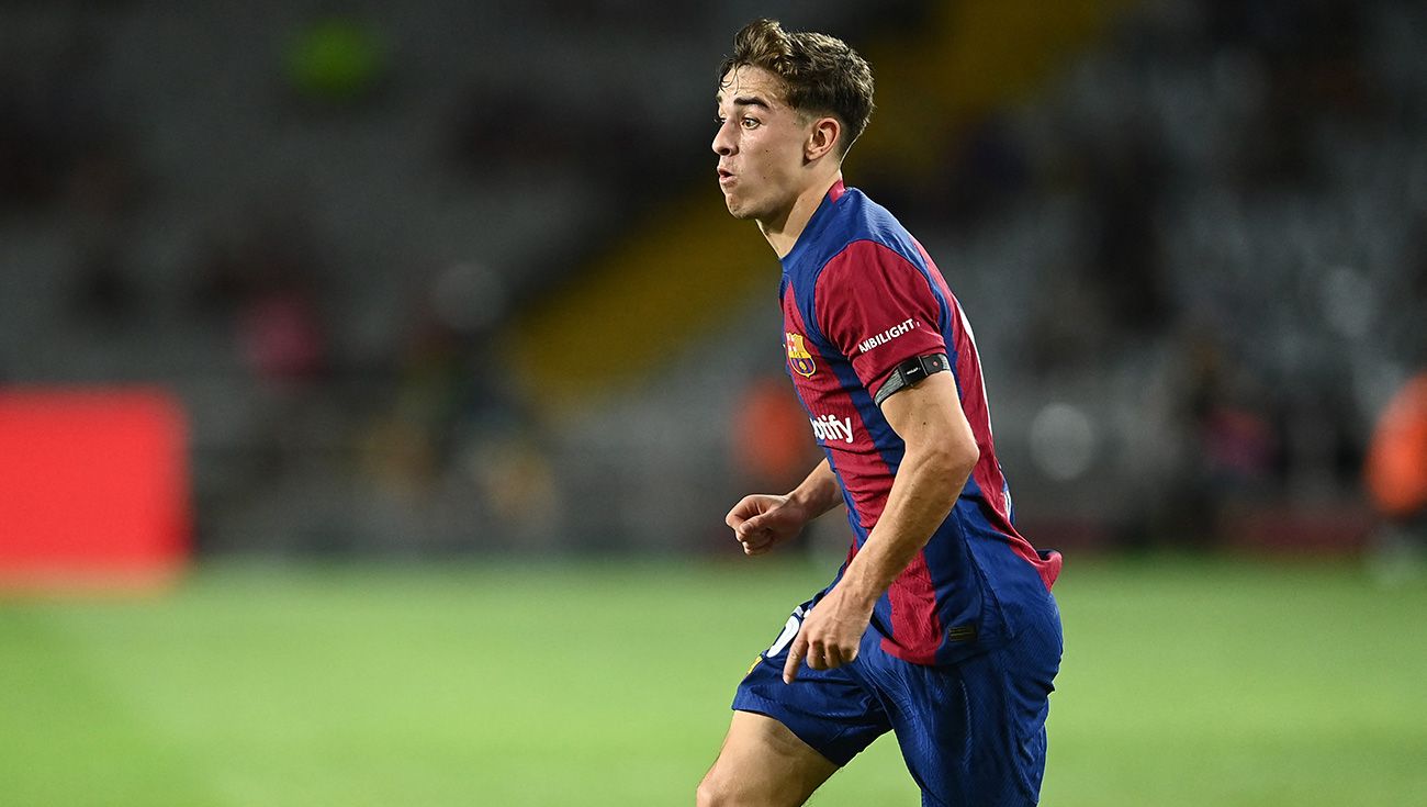 Gavi durante el Joan Gamper