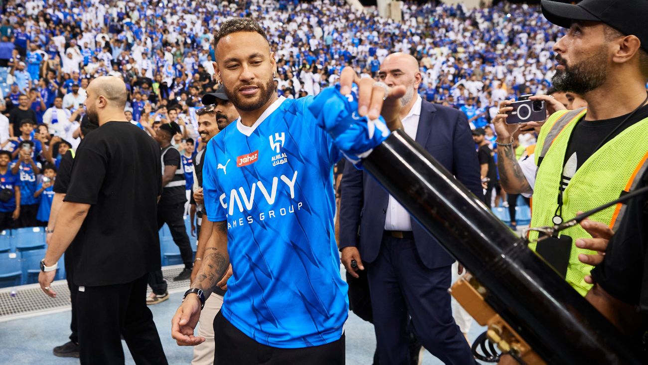 La presentación de Neymar con el Al Hilal en Arabia Saudí