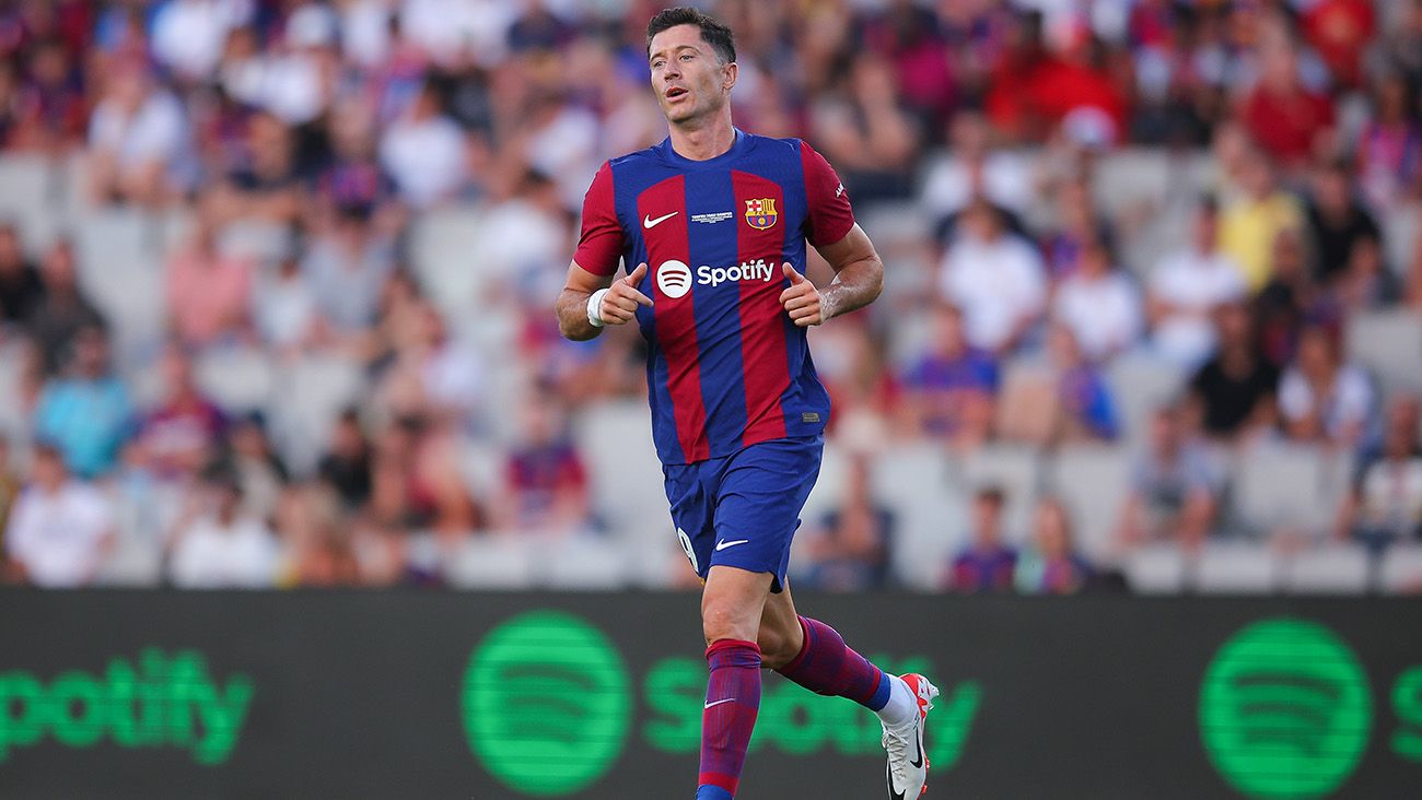 Robert Lewandowski, delantero del FC Barcelona