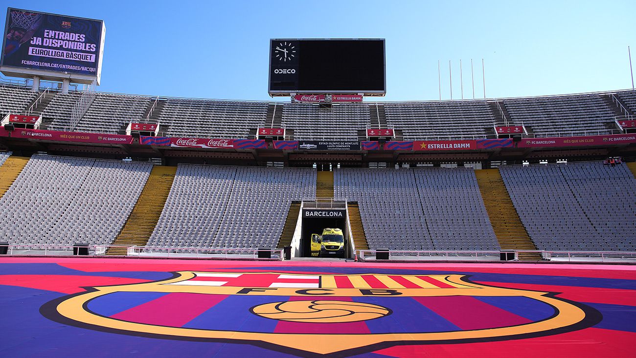 Vista del Estadi Olimpic Lluis Companys