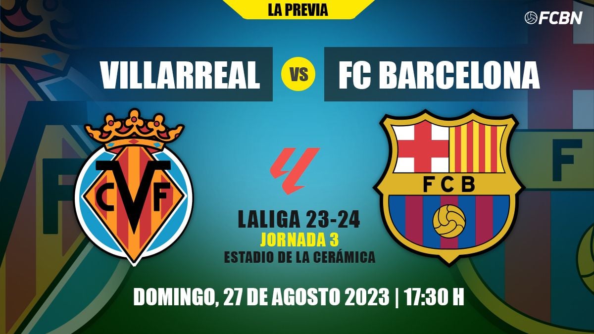 Previa del Villarreal vs FC Barcelona de LaLiga