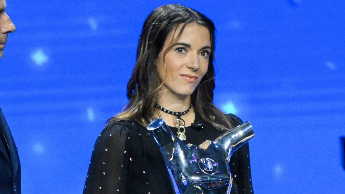 Aitana Bonmatí, ganadora del premio a la jugadora del año de la UEFA