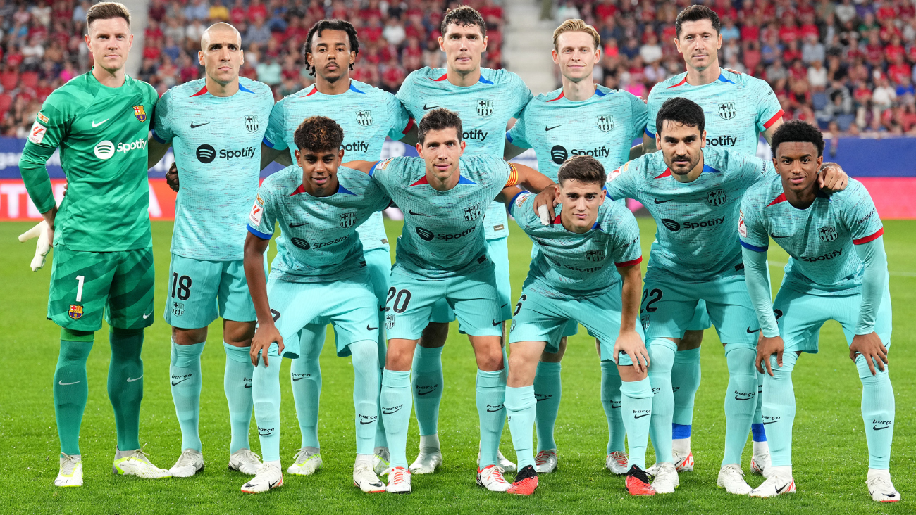 El XI del Barça ante el Osasuna