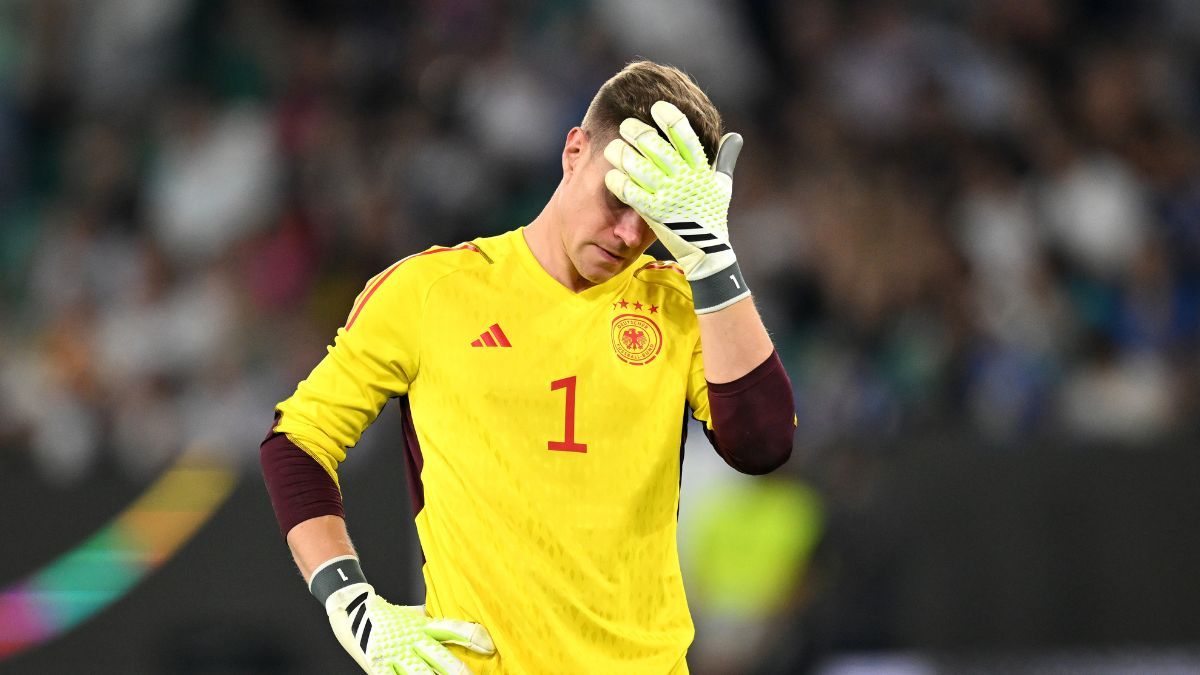 Marc André ter Stegen en un partido con Alemania