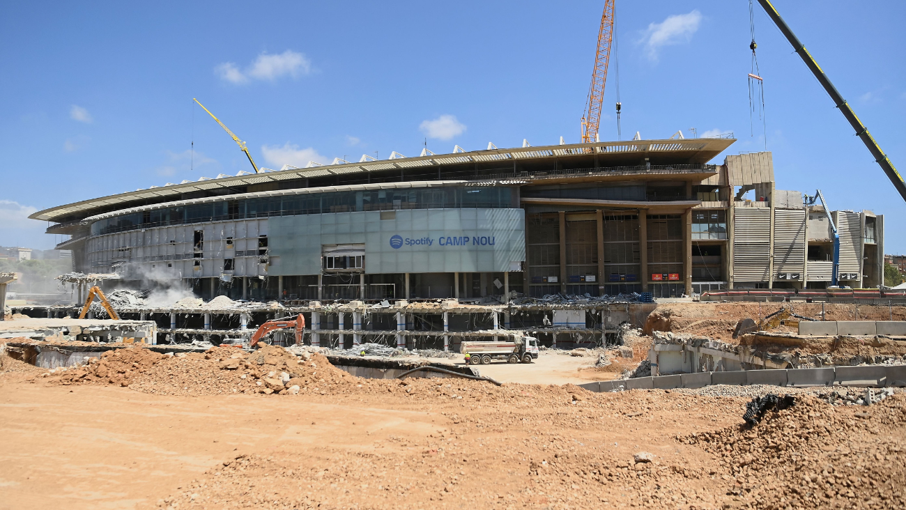 El Spotify Camp Nou en obras