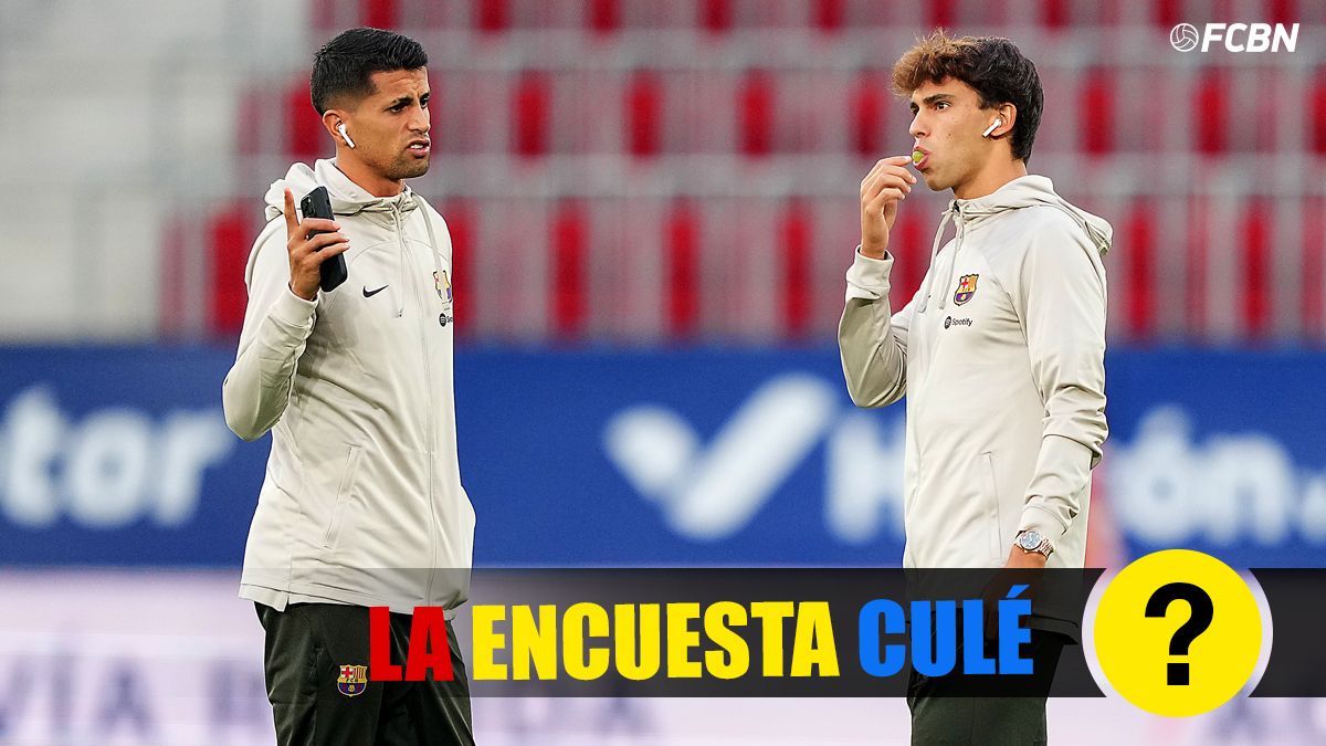 Encuesta de Joao Cancelo y Félix, jugadores del FC Barcelona